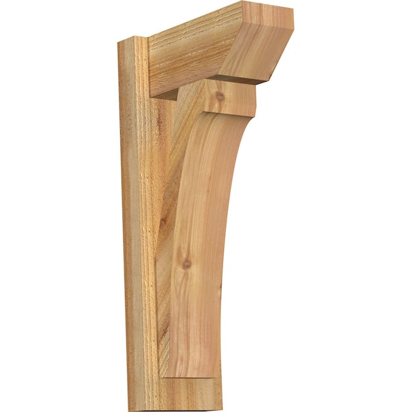 Ekena Millwork Legacy Slat Rough Sawn Outlooker, Western Red Cedar, 6"W x 12"D x 24"H OUT06X12X24LEC06RWR - main